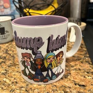 Trendy White and Purple Bratz Dump Him Mug
